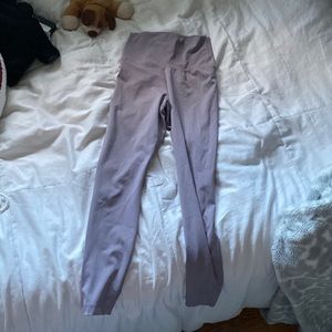 Dry fit Nike leggings, greyish purple colour size small